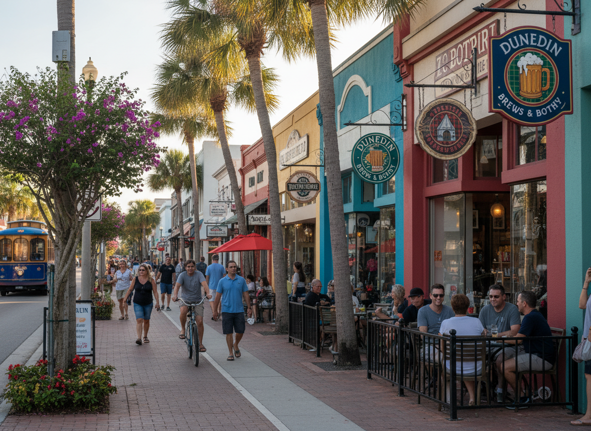 Dunedin downtown Main Street