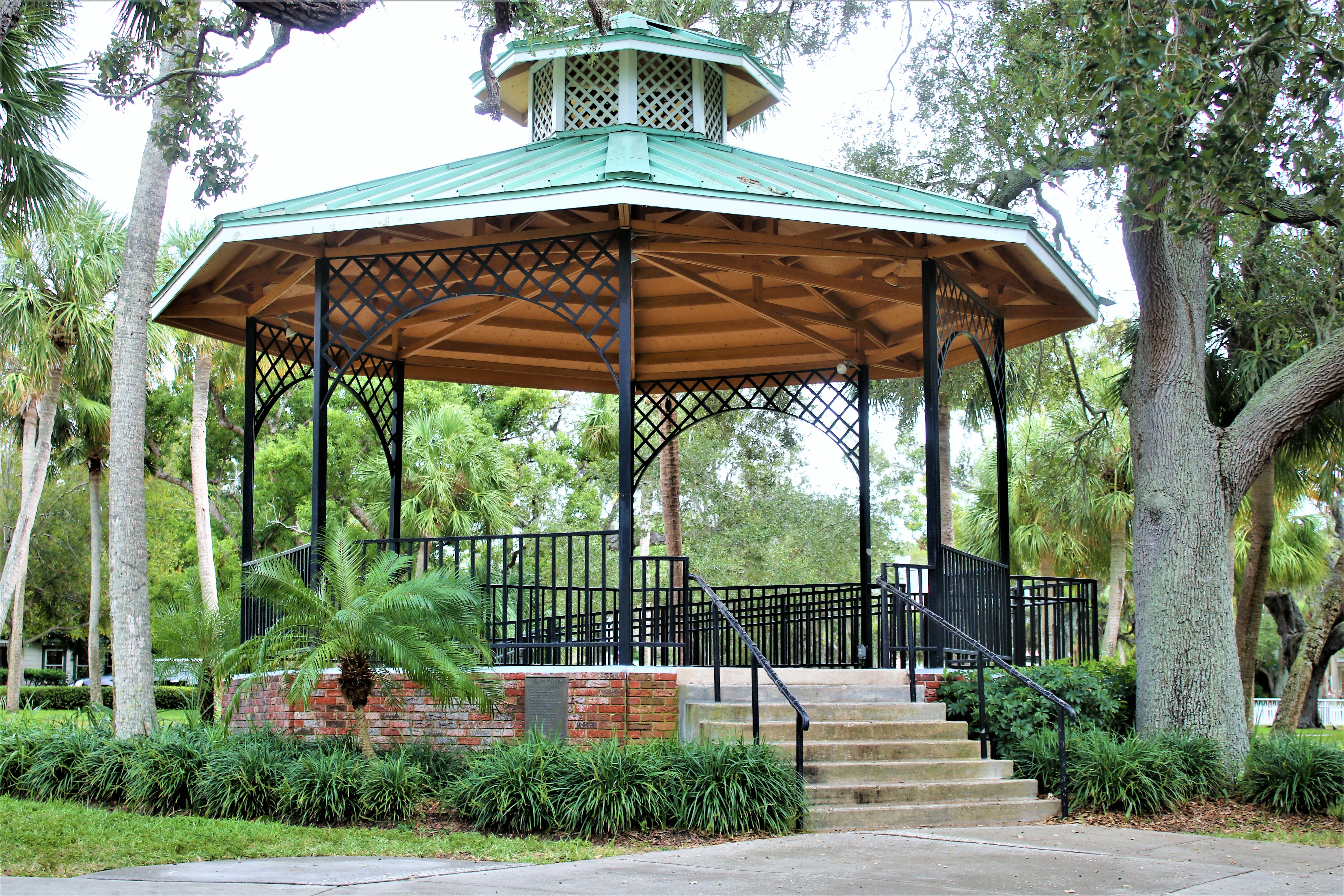 The bandstand in downtown Dunedin, Florida